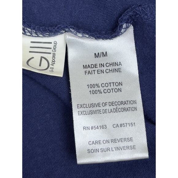 Womens Patriots Rob Gronkowski #87 NFL Navy Shirt Med 4Her By Carl Banks - Picture 6 of 9